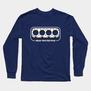 Head Gasket 'Head Protection' Automotive Design Long Sleeve T-Shirt